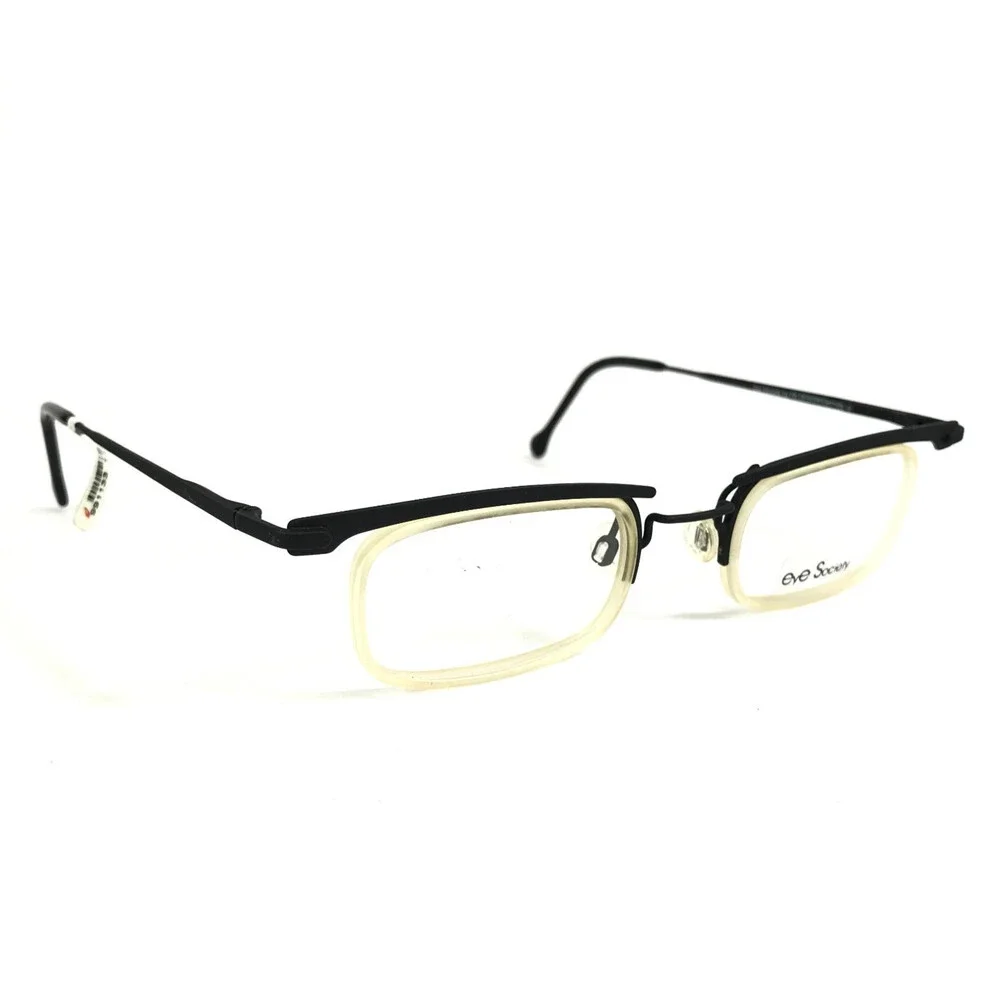 Eye Society by RK Design Eyeglasses Frames ES 8 col. 020 Black Clear 45-20-135